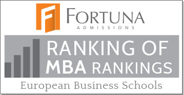 Fortuna Admissions, Ranking of Rankings, Fortuna Ranking of MBA Rankings European Schools