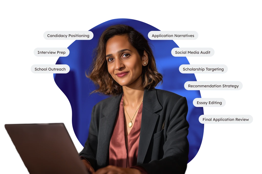 Fortuna Admissions offers its clients several key services for improved admission to top programs. These programs include interview prep, application narratives, essay editing, and final application review.